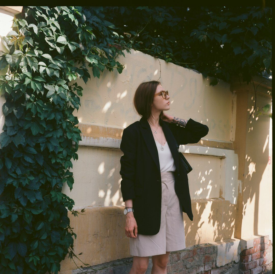 Professional woman in business attire